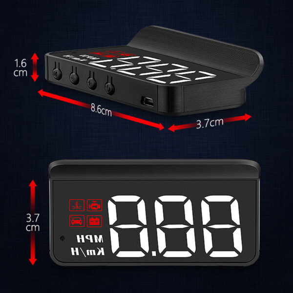 M3 OBD2 GPS car head-up display projector. - Image 4