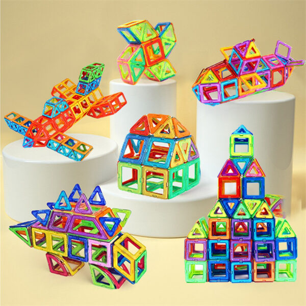 Magnetic Building Blocks DIY Construction Set for Kids. - Image 9