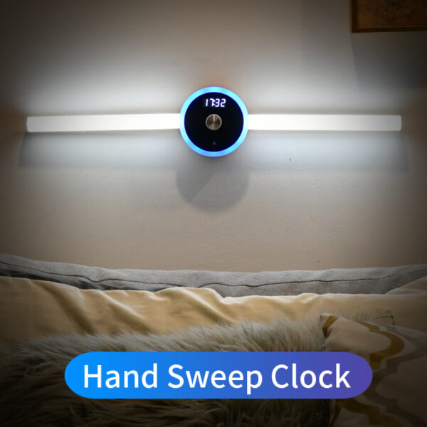 Smart removable LED cabinet light with clock, timer, and sensor. - Image 6