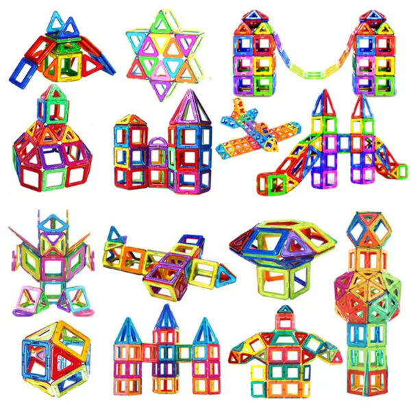 Magnetic Building Blocks DIY Construction Set for Kids. - Image 7