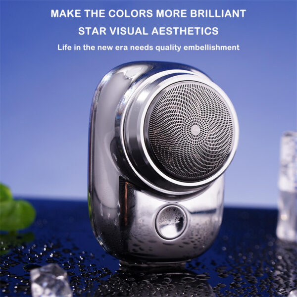 Mini Portable USB Rechargeable Electric Shaver, Wet & Dry, Painless for Men. - Image 4