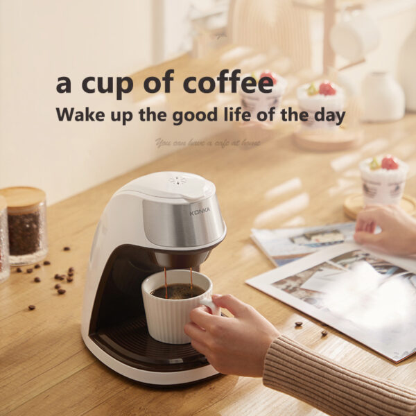 Small and portable automatic coffee machine for office and home