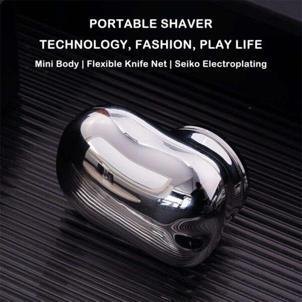 Mini Portable USB Rechargeable Electric Shaver, Wet & Dry, Painless for Men. - Image 5