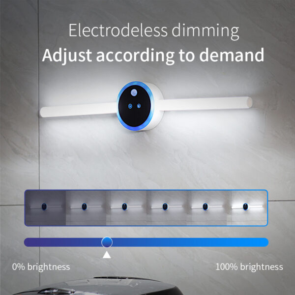 Smart removable LED cabinet light with clock, timer, and sensor. - Image 9