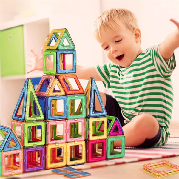 Magnetic Building Blocks DIY Construction Set for Kids. - Image 3