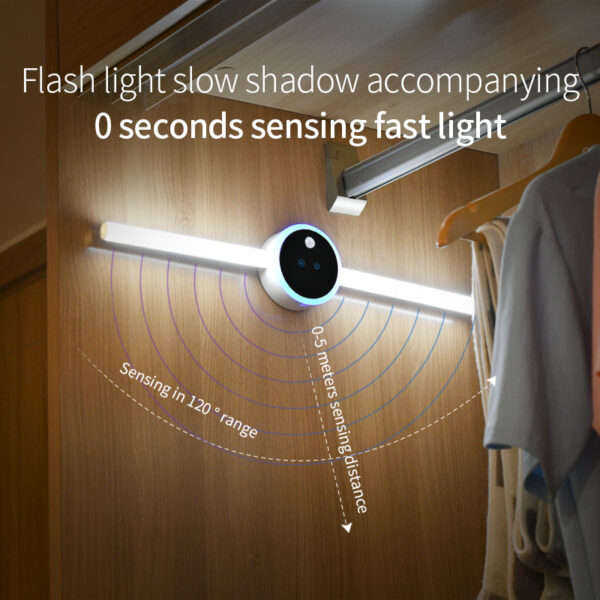 Smart removable LED cabinet light with clock, timer, and sensor. - Image 5