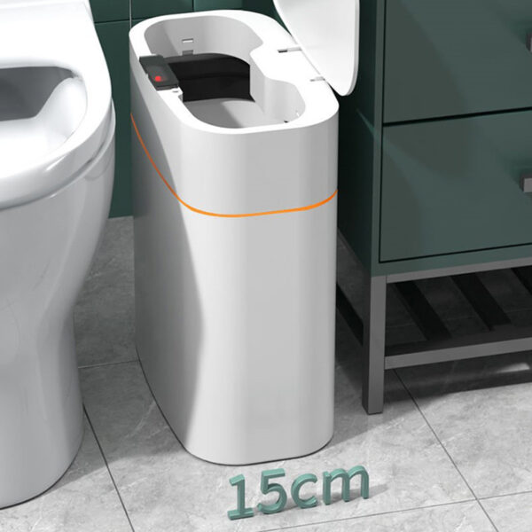 Smart Trash Can with Lid for Bedroom, Living Room, and Kitchen. - Image 4