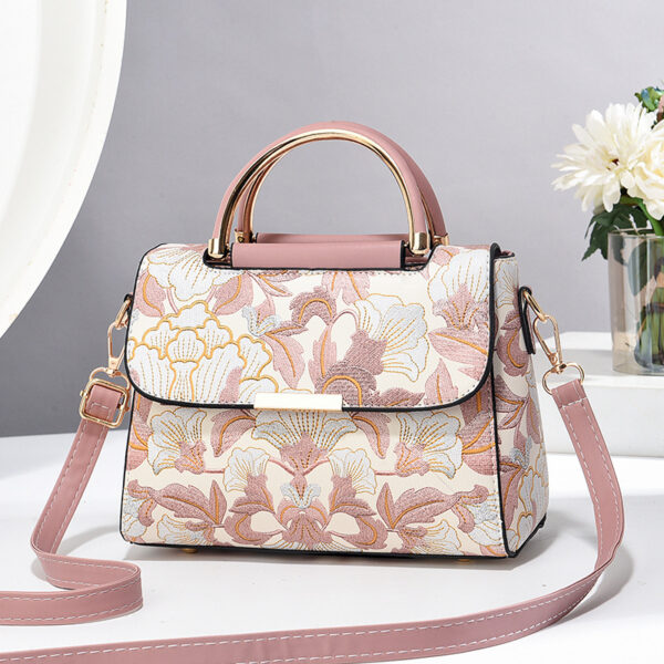 Trendy Chinese-Style Printed Women’s Shoulder Bag. - Image 3