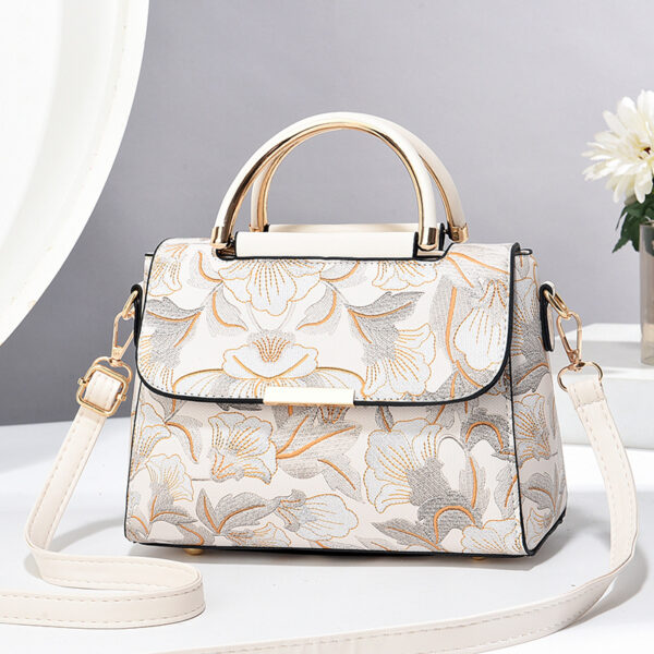 Trendy Chinese-Style Printed Women’s Shoulder Bag. - Image 5