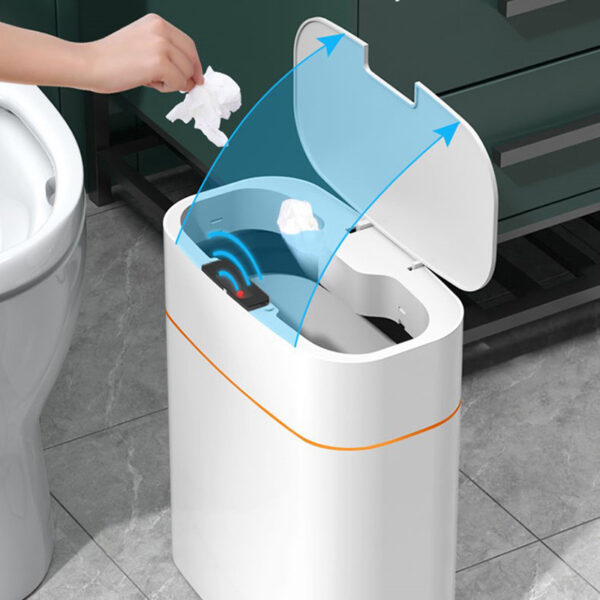 Smart Trash Can with Lid for Bedroom, Living Room, and Kitchen. - Image 2