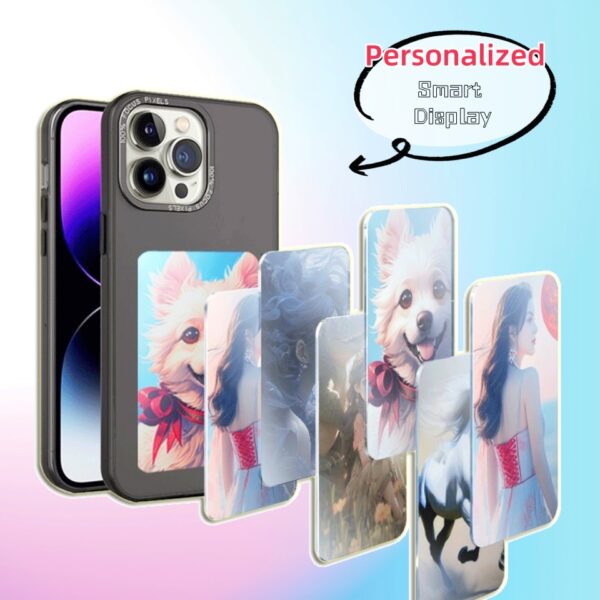 E-ink Screen Phone Case, Battery-Free, Personalized Projection, Luxury Designer Cover. - Image 3