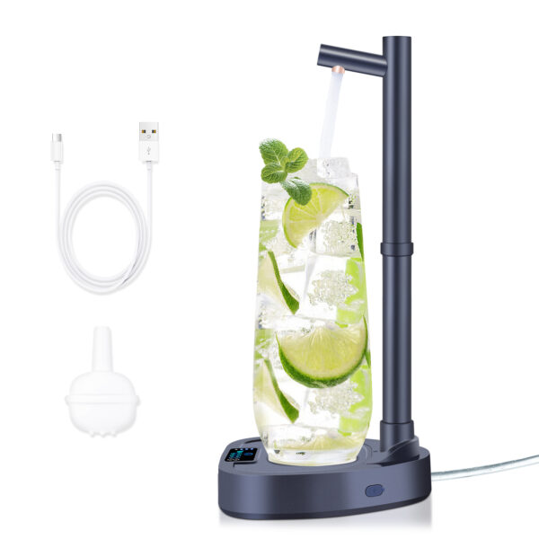 Extension Tube Automatic Desktop Water Dispenser, Rechargeable with Stand. - Image 7