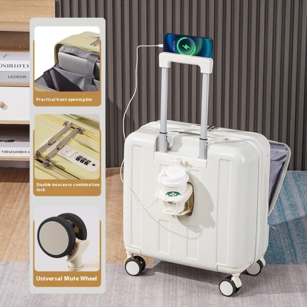 New Full-opening Multi-functional Luggage 18-inch - Image 3