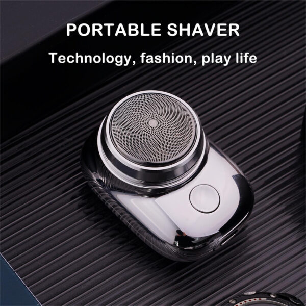 Mini Portable USB Rechargeable Electric Shaver, Wet & Dry, Painless for Men. - Image 9