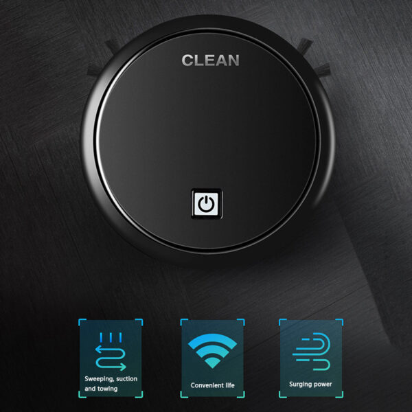 3 in 1 Smart Rechargeable Robot Vacuum Cleaner for Washing and Mopping - Image 2