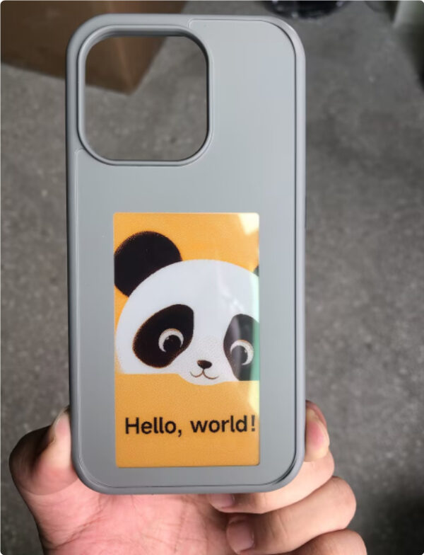 E-ink Screen Phone Case, Battery-Free, Personalized Projection, Luxury Designer Cover. - Image 9