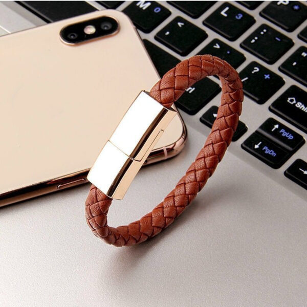 New USB charging bracelet cable for iPhone 14/13 Max, USB-C, and Micro cable for phones. - Image 6