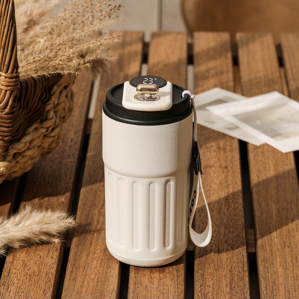 Smart Digital Thermal Bottle 450ml Stainless Steel Insulated Mug - Image 9