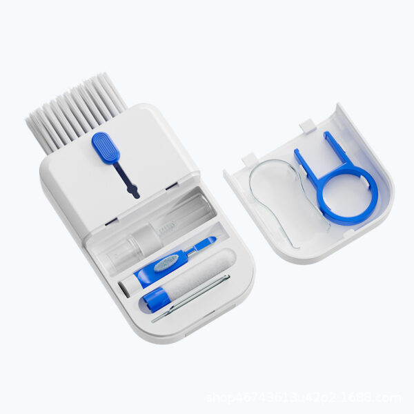 Portable 11-in-1 Cleaning Kit for Electronics with Storage Box. - Image 3