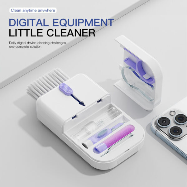 Portable 11-in-1 Cleaning Kit for Electronics with Storage Box. - Image 4