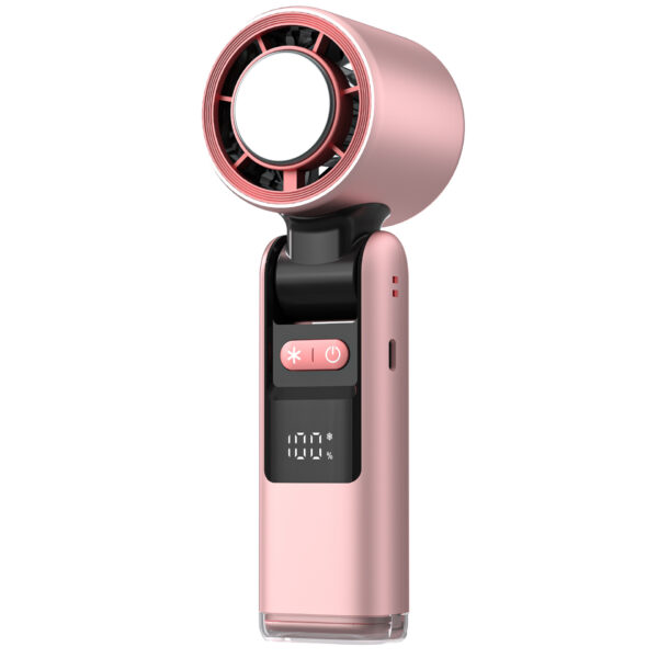 Turbos Chilled Ice Sensation Cold Fan Super Mini Turbos Speed Fan USB Powered Digital Display For Outdoor Camping Travel - Image 8